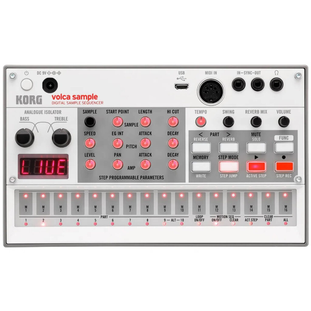 Volca Sample 2 sample digital Midiin